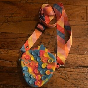 Multicolor Pop It Strawberry Bag